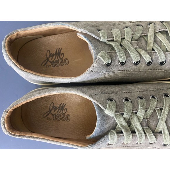 Johnston & Murphy Women's Sneakers Shoes Size 10.5 Nubuck Leather Olive Green - Picture 12 of 12